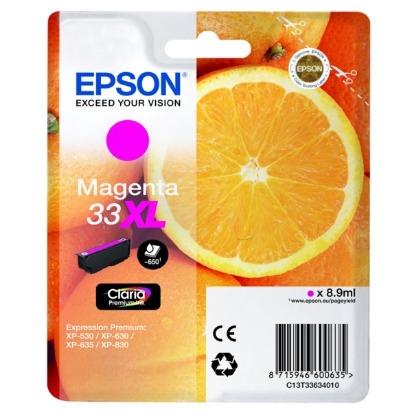 Epson 33XL magenta 8,9 ml