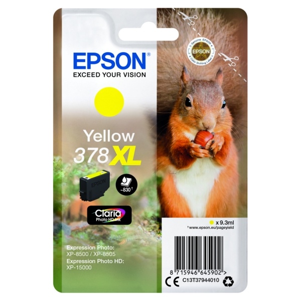 Epson 378XL yellow 9,3 ml