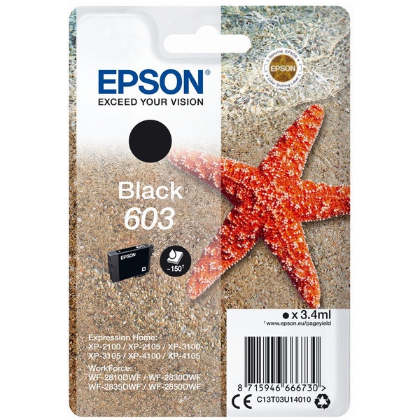Epson 603 black 3,4 ml