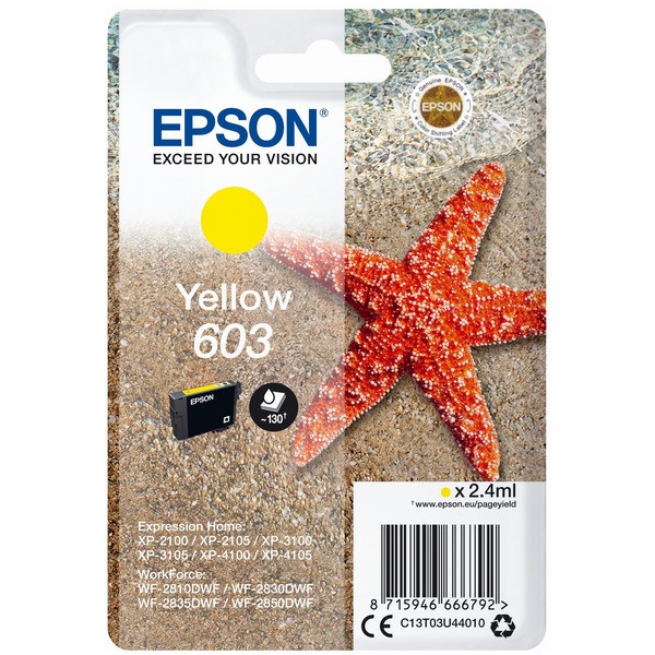 Epson 603 yellow 2,4 ml