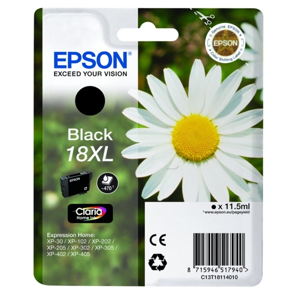 Epson 18XL black 11,5 ml