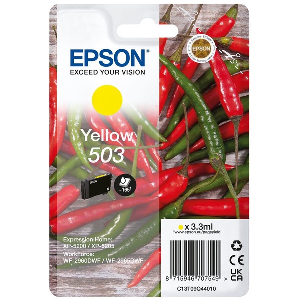 Epson 503 yellow 3,3 ml