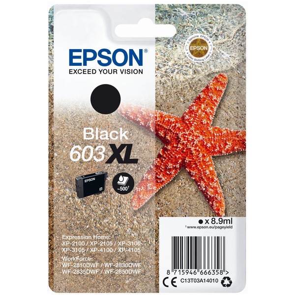 Epson 603XL black 8,9 ml