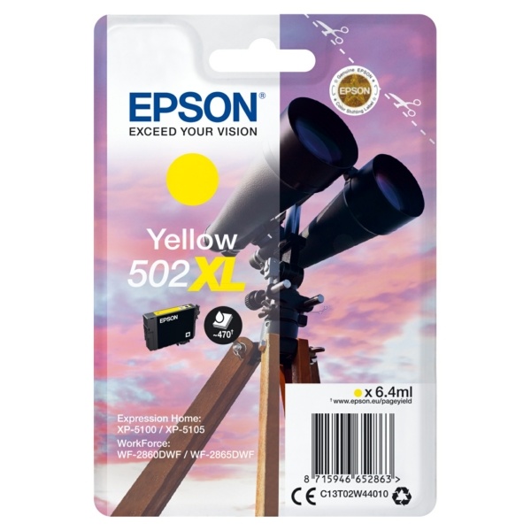 Epson 502XL yellow 6,4 ml