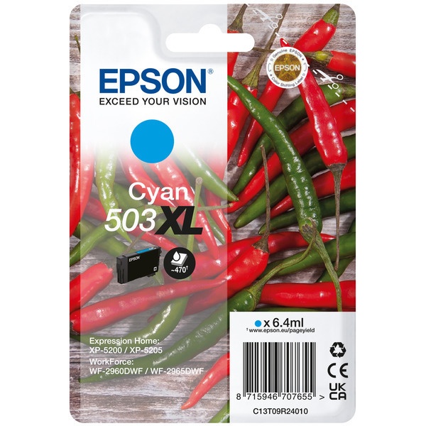 Epson 503XL cyan 6,4 ml