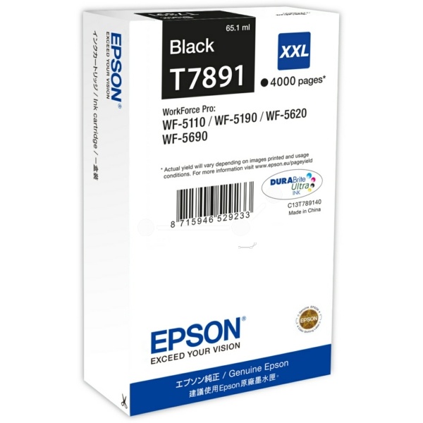 Epson T7891 black 65,1 ml
