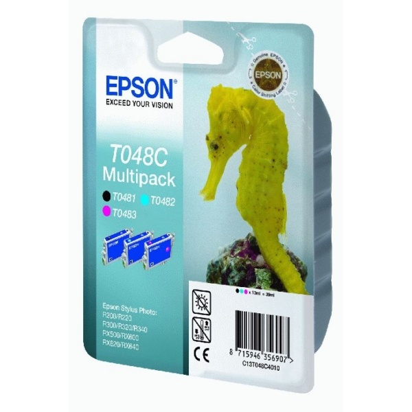 Epson T048C cyan magenta black 13 ml
