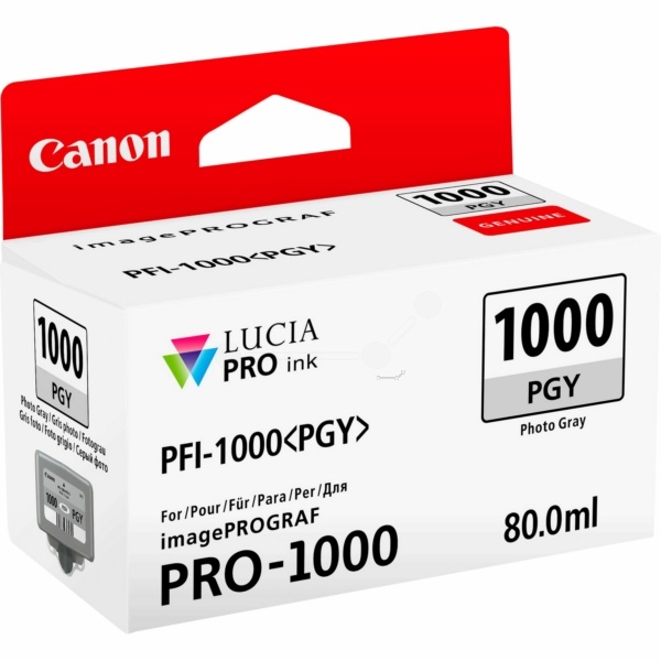 Canon PFI-1000 PGY gray light 80 ml