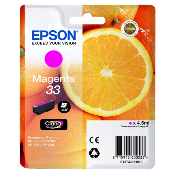 Epson 33 magenta 4,5 ml