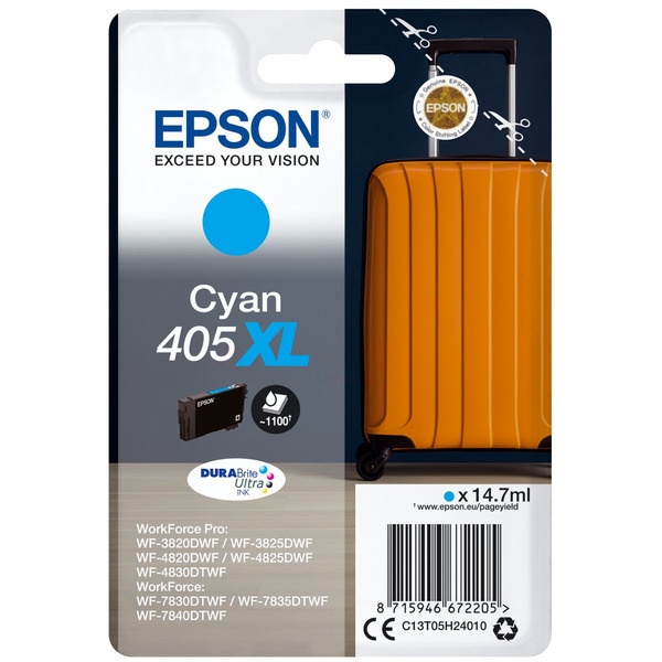 Epson 405 XL cyan 14,7 ml