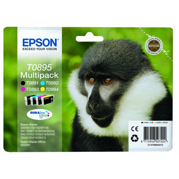 Epson T0895 black cyan magenta yellow