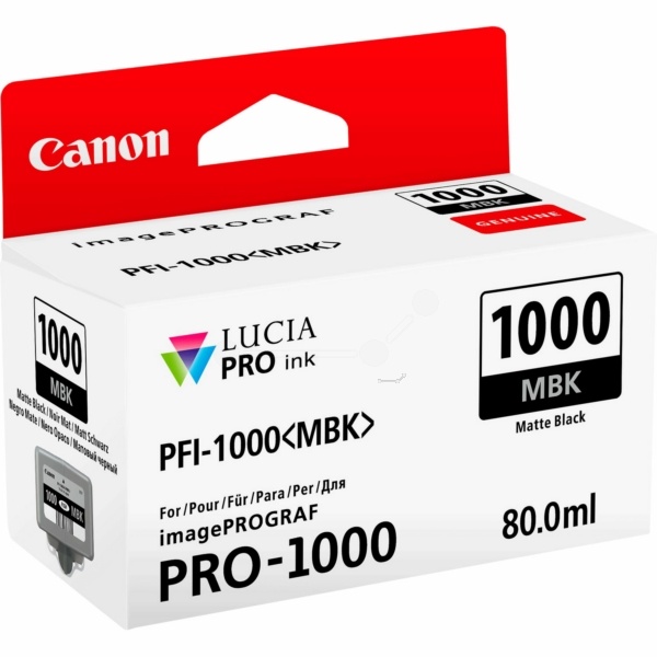 Canon PFI-1000 MBK blackmatte 80 ml