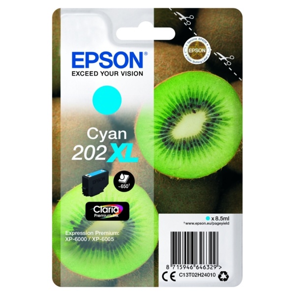 Epson 202XL cyan 8,5 ml