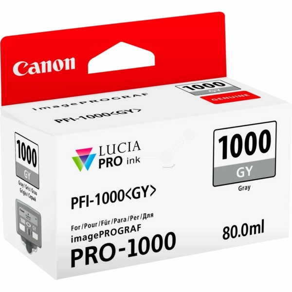 Canon PFI-1000 GY gray 80 ml
